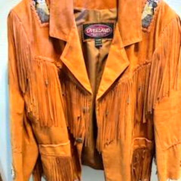 Unisex OverLand tasseled jacket. Good Condition - Picture 5 of 6